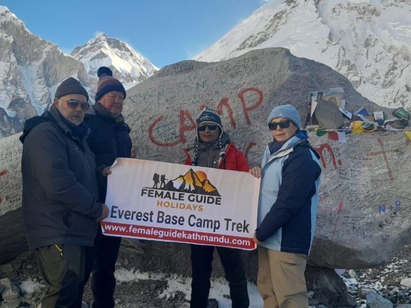 Everest Base Camp, Everest Base Camp Trek, female guide kathmandu, female guide holiday, female guide in nepal
